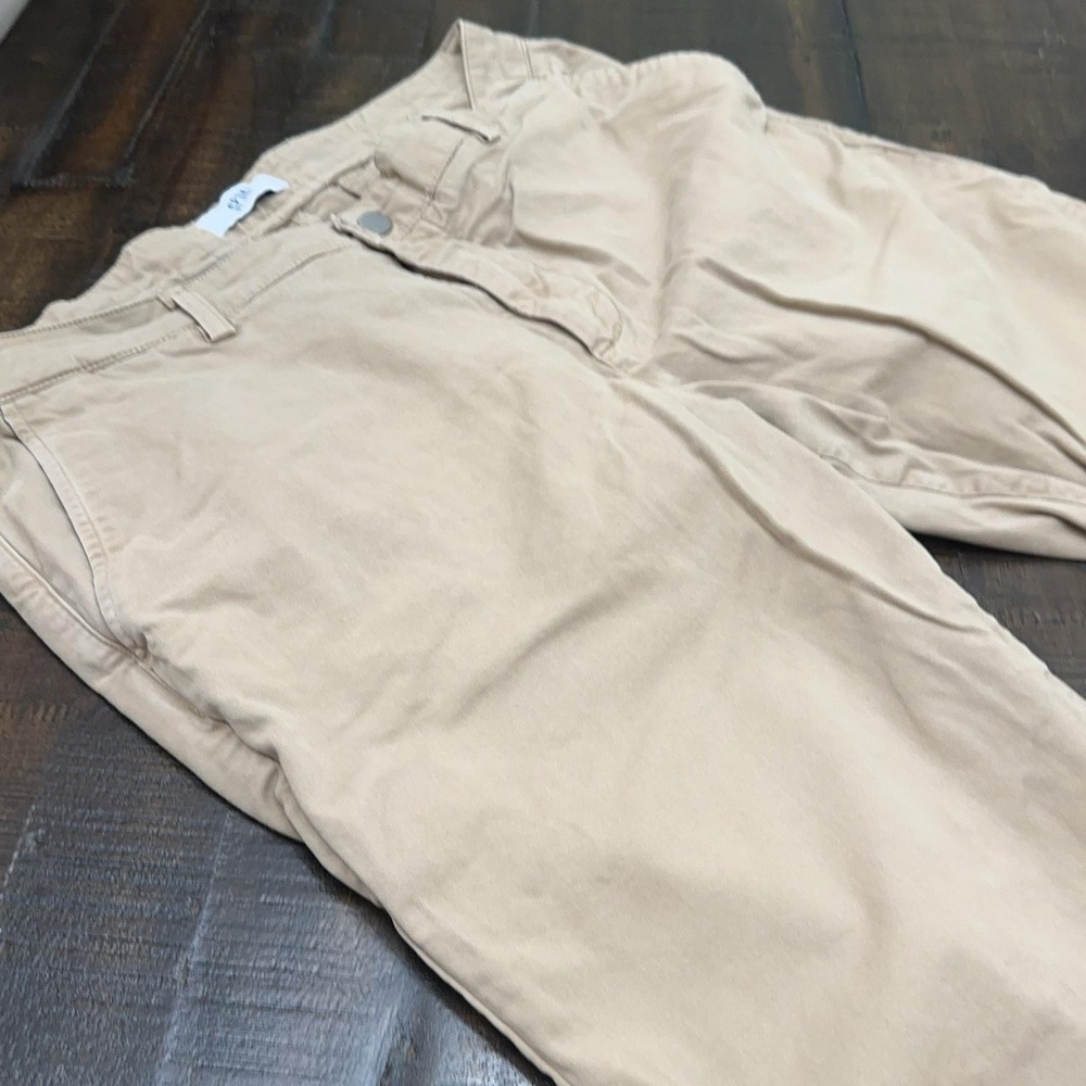 Spoke Pants Mens 36x29 Beige Stretch Chino Regular Fit Straight Leg Build B